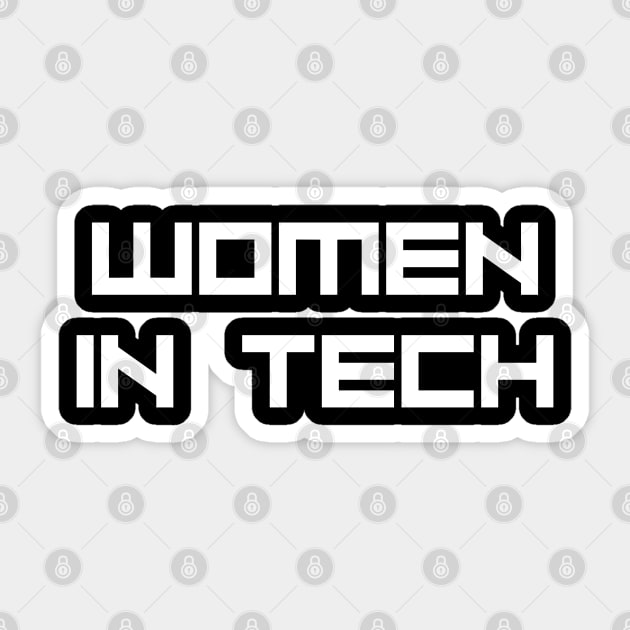 Women in Tech, Female Coding, Web Dev Coder Girl Sticker by WaBastian